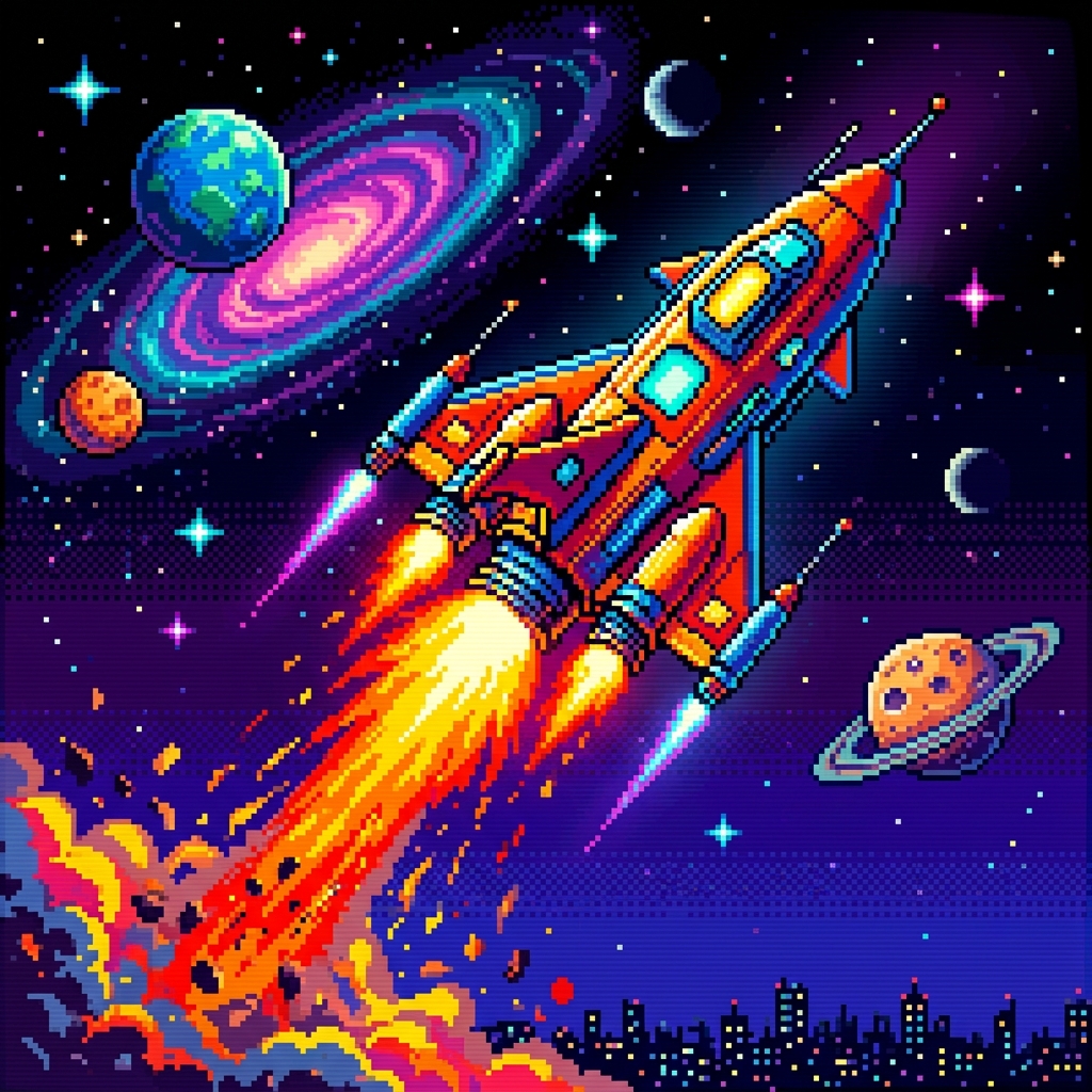 우주선 발사 게임 (Spaceship Launcher) 썸네일